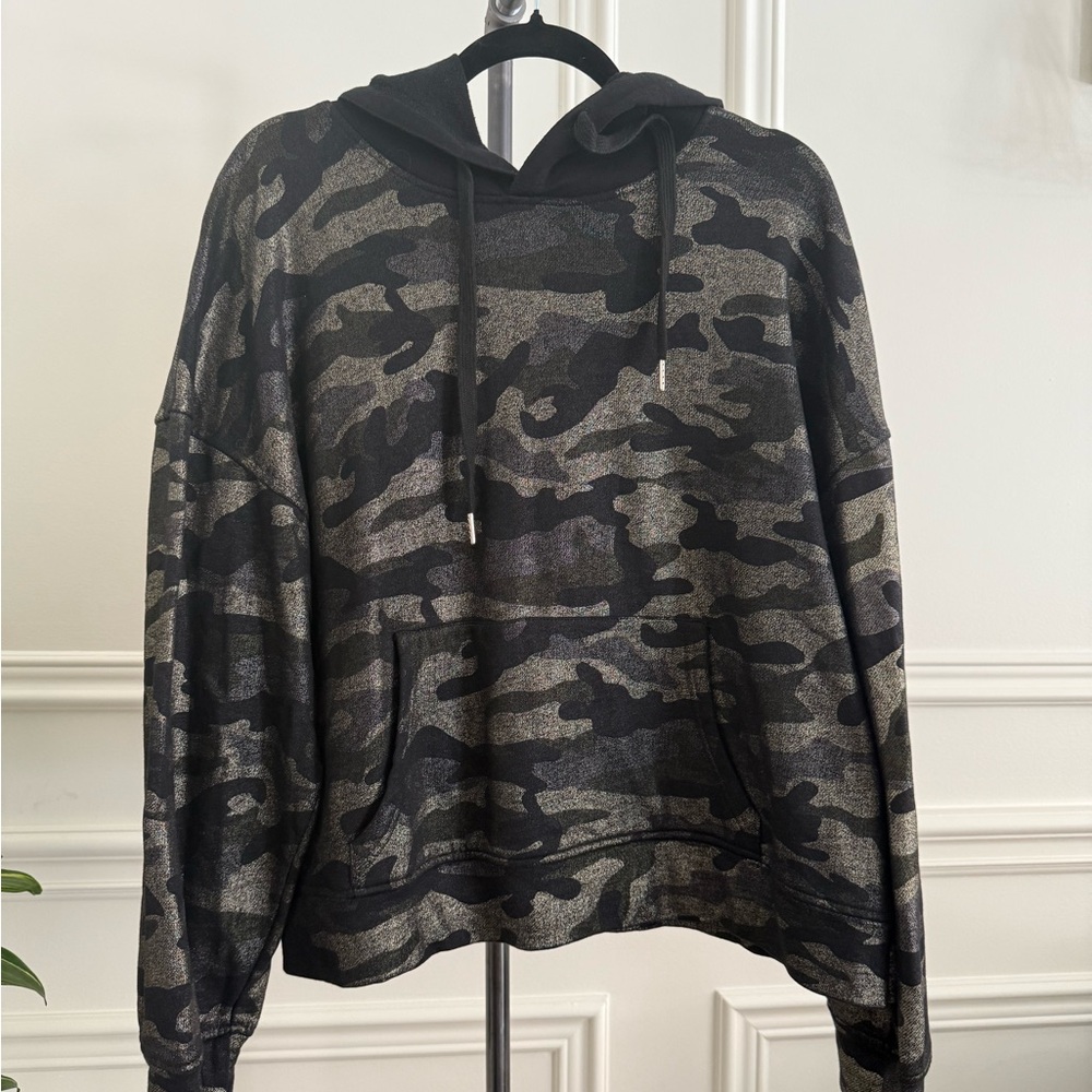 FATE- Black and Gray Camouflage Hoodie